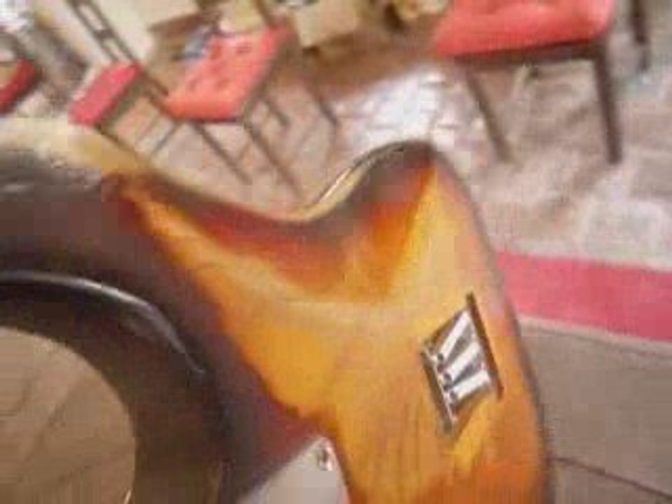 1954 preproduction Fender Stratocaster "Miss Daisy" close up