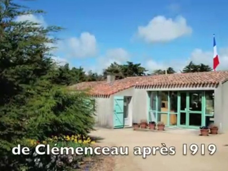 Maison de Georges Clemenceau (HD) en Vendée face à l'Océan A