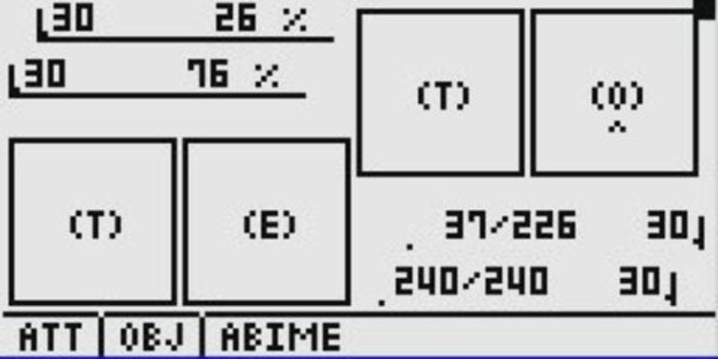 Démonstration de combat Projet Fight v6 (Casio)
