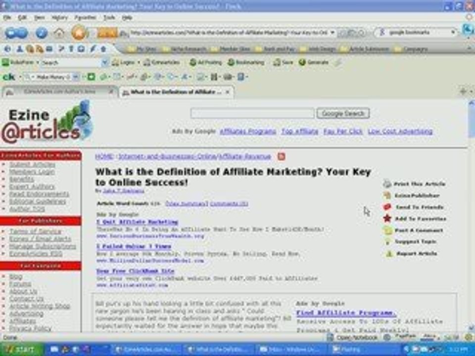 Definition of Affiliate Marketing