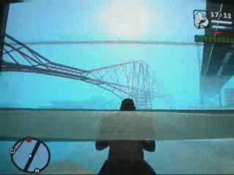 GTA san andreas PC _ saut d'un pont