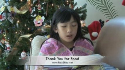 Kidz2Kidz Prayer 50: Thank You for Food
