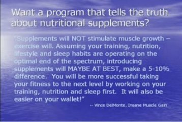Muscle Gain & Supplements – No Nonsense Muscle Building