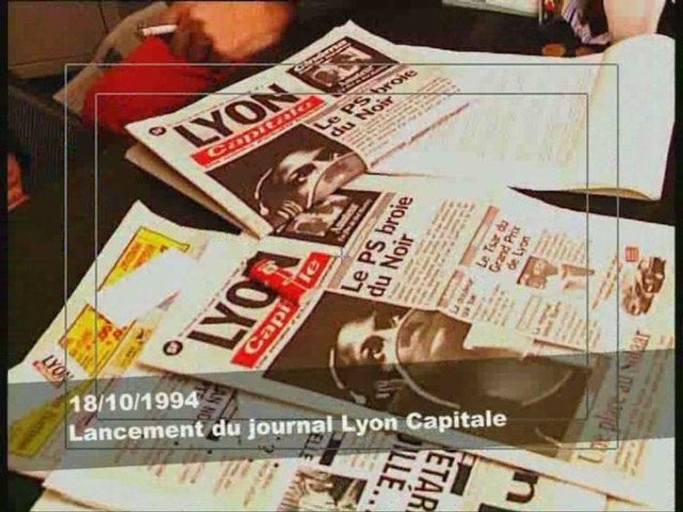 Lancement du journal Lyon Capitale le 18 octobre 1994