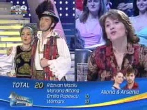 arsenie et aliona dansez pentru tine folclor (les notes)