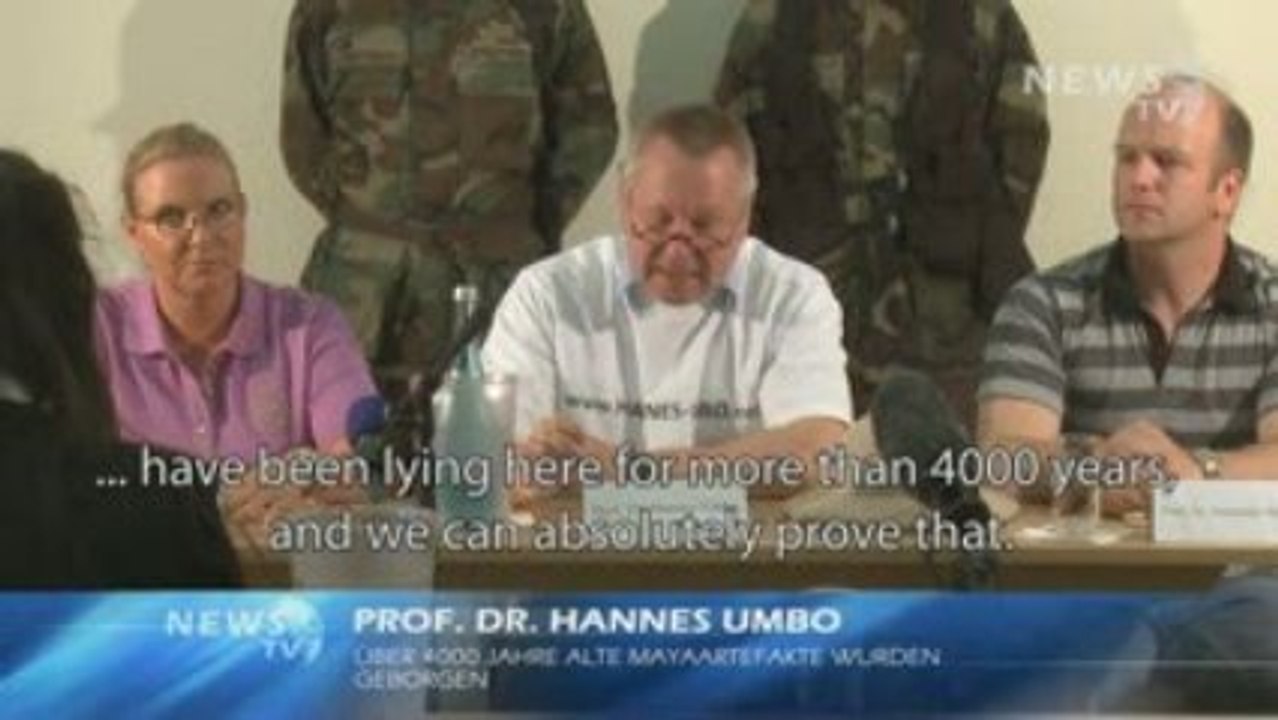 Pressekonferenz zu Sensationsfunden in Deutschland