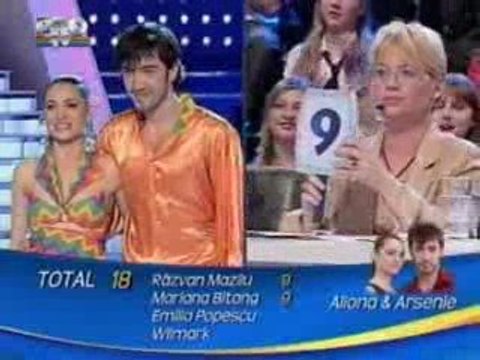arsenie et aliona dansez pentru tine samba (les notes)