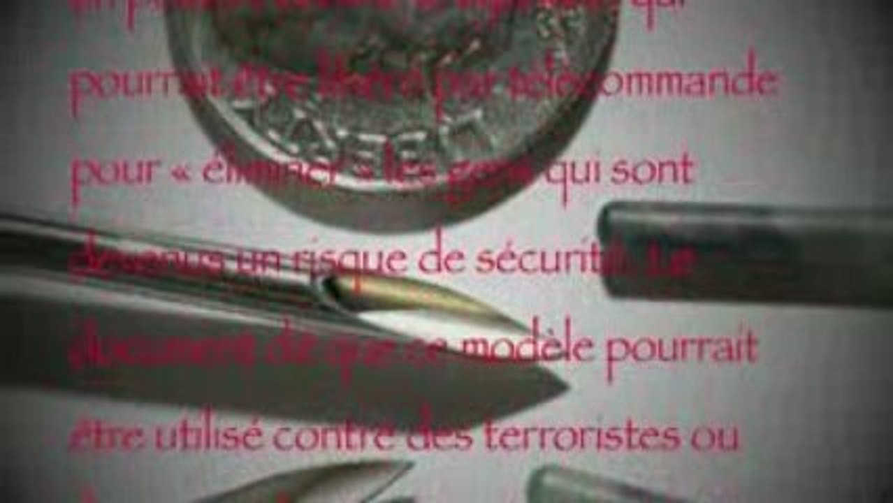 La puce mortelle contrôlée par GPS, une idée qui fait son ch