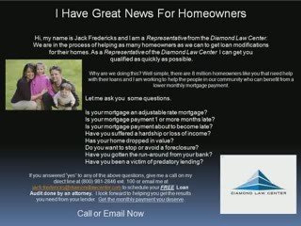 Loan Modifications Get Free Loan Audits Orange County CA