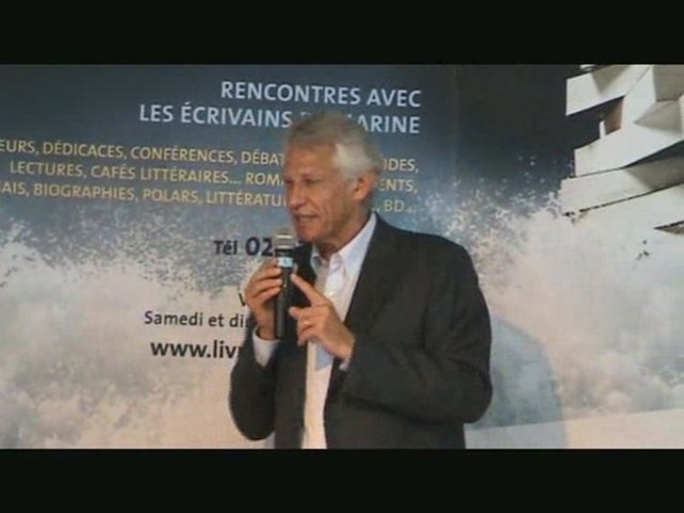 Salon du livre Vannes 2009 - Dominique de Villepin  - L'Otan