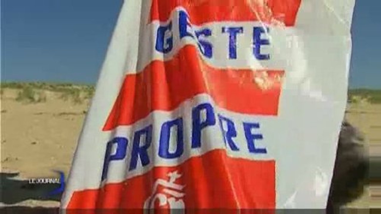 Nettoyage de plage à la Tranche-Sur-Mer