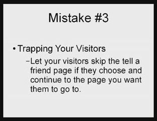 Tell A Friend Script Mistakes - 3 To Avoid