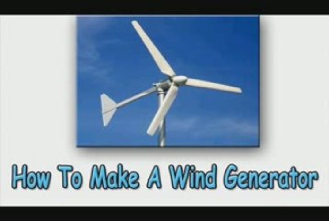 Learn How To Make A Wind Generator Cheaply & Easily!