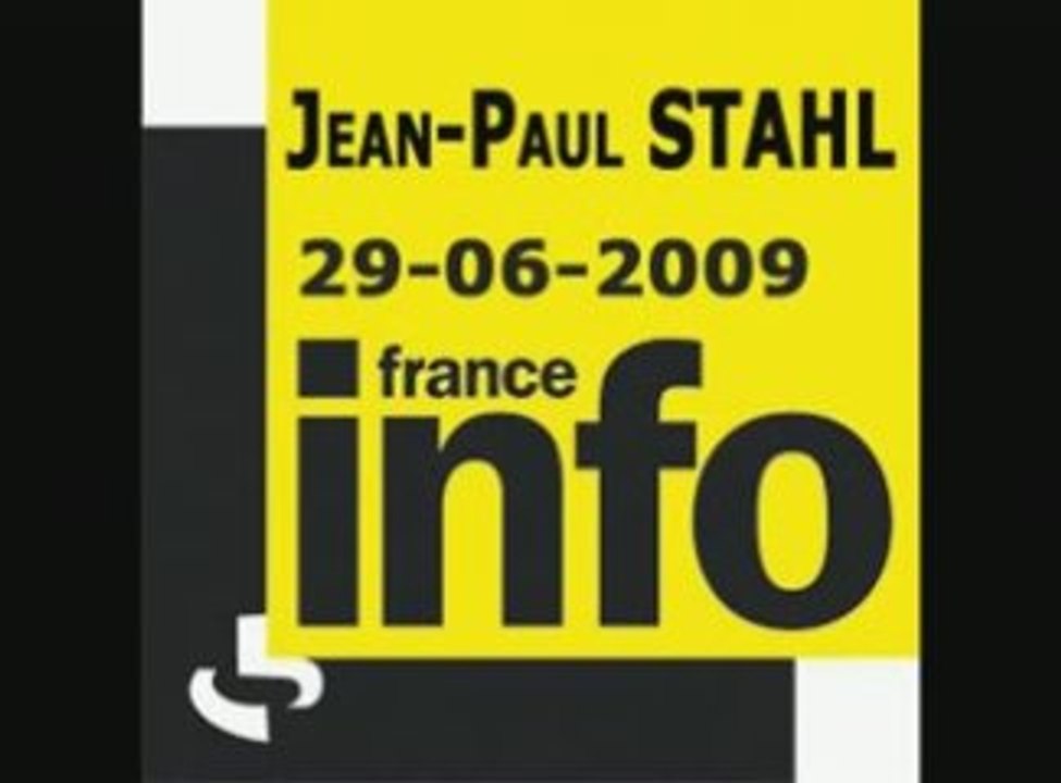 Jean Paul Stahl et la grippe H1N1