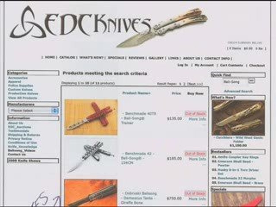 Butterfly Knives Not Allowed To Use The Word Balisong in US