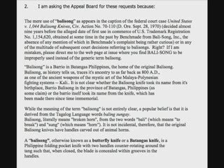 Petition for Cancellation BALI-SONG Trademark TTAB Filed