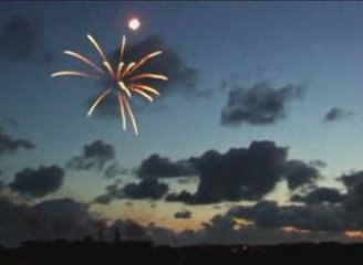 Oerol 2009 vuurwerk met muziek
