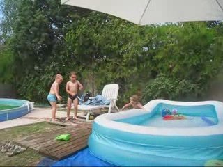 Petit bain chez Evan