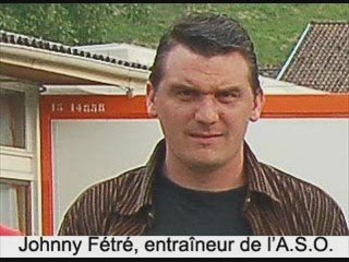 Johnny Fétré, entraîneur de l'Association Sportive de l'Ophi