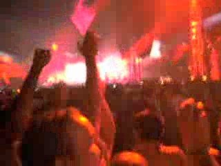 Début du concert de DAVID GUETTA au stade de france le 04/07
