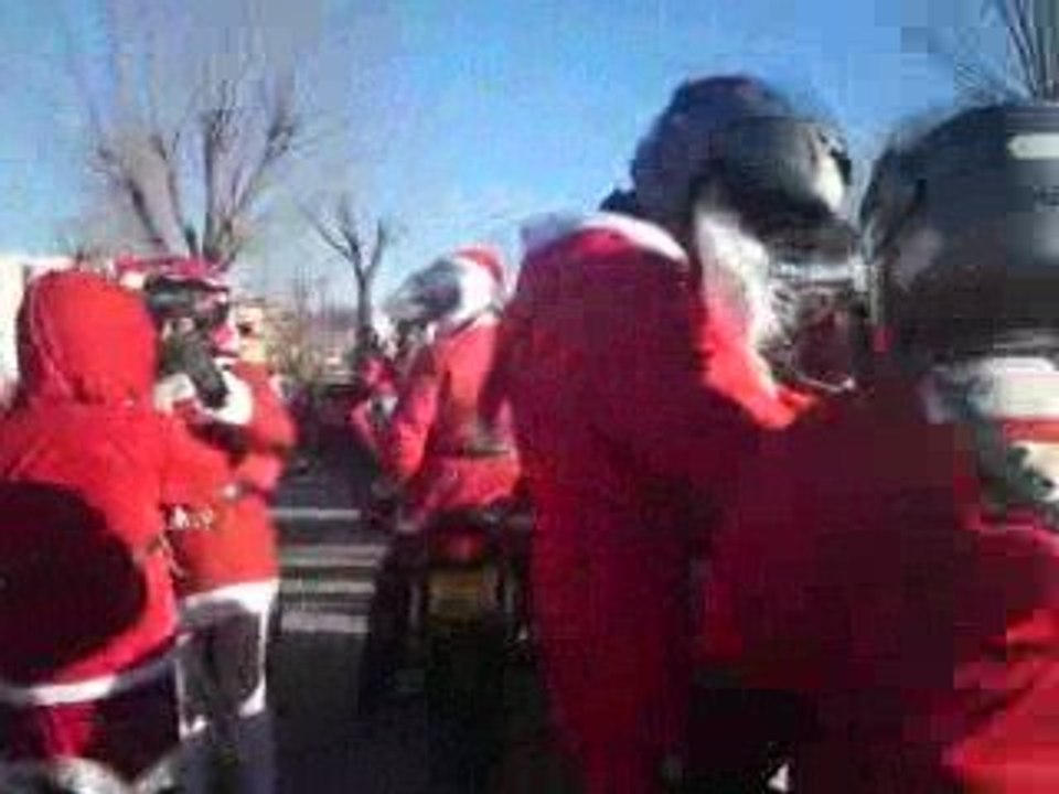 Sortie père noêl motards Monpellier 2008