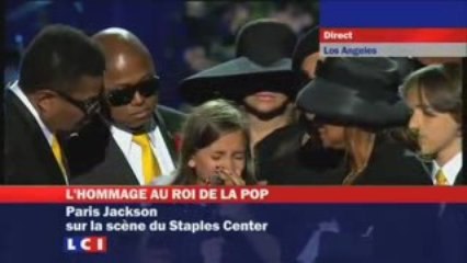 Michael Jackson - Le message de Paris sa fille