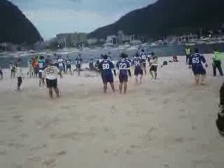 Match de football américain Botafogo