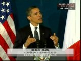 EVENEMENT,Conférence de presse de Barack Obama au sommet du G8