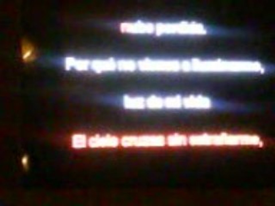 cantando