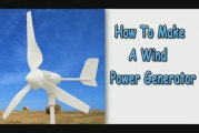 How To Make A Wind Power Generator Cheaply & Easily!