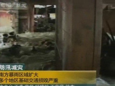 Extreme weather in China leads to severe flooding