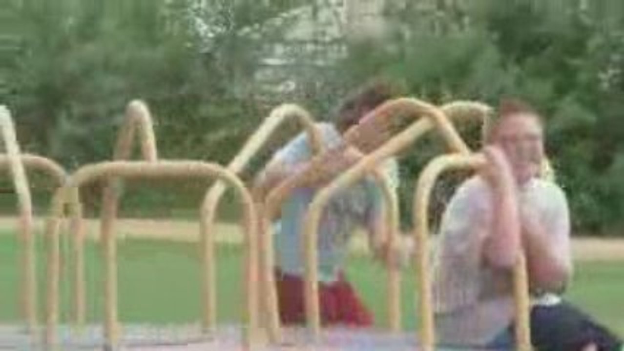 BuBu on a mary go round