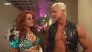 Maria backstage with Dolph