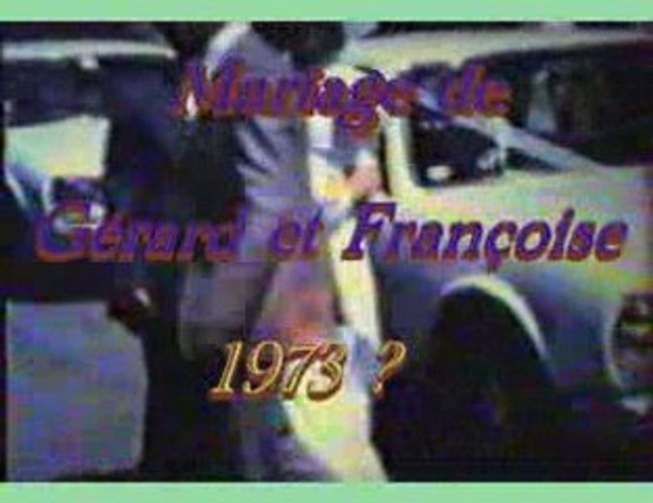 Mariage Gérard-Mariage Claude Noël chez Gérard