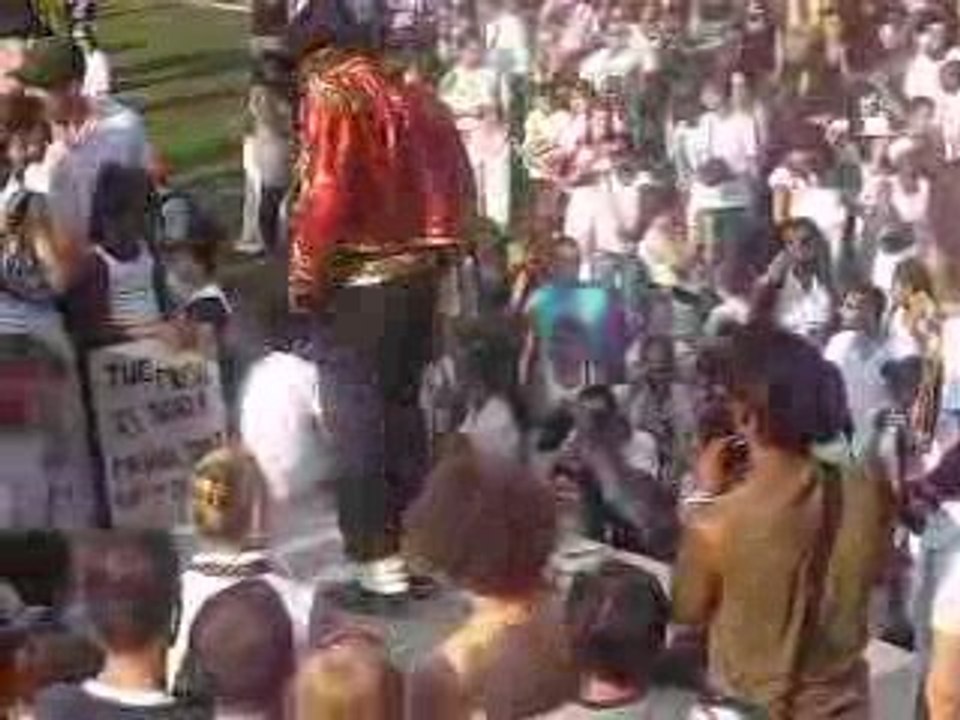 Hommage a Michael Jackson - Le 4 Juillet 2009 Bruxelles