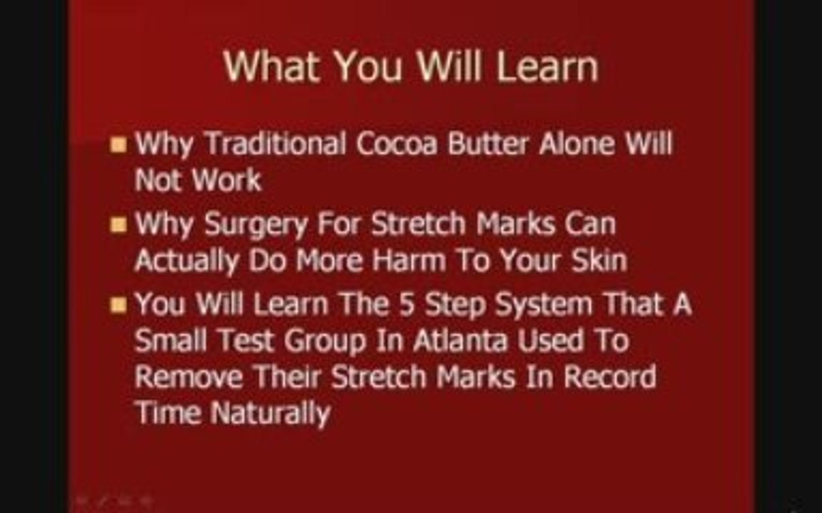 Stretch Marks Remedy - Get Rid Of Stretch Marks