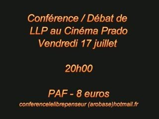 LLP Conférence à Marseille ce 17 juillet 2009