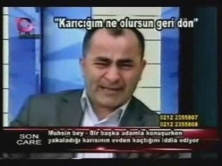 ZAVALLI ADAM KARISINA SESLENİYOR