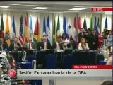 Los 33 miembros de la OEA aprueban suspender a Honduras