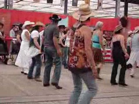 Festival de Tours Country & Bike Line danse 2009 07 04