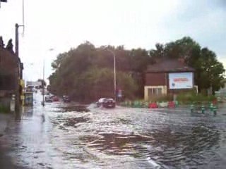 Inondation carrefour Gosselies