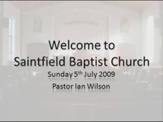 050709 - Morning Service Part 1