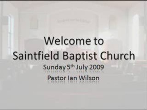 05/07/09 Morning Service Part 2