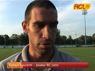 LENS 4-2 CALAIS INTERVIEW DU STAFF ET JOUEUR LENSOIS