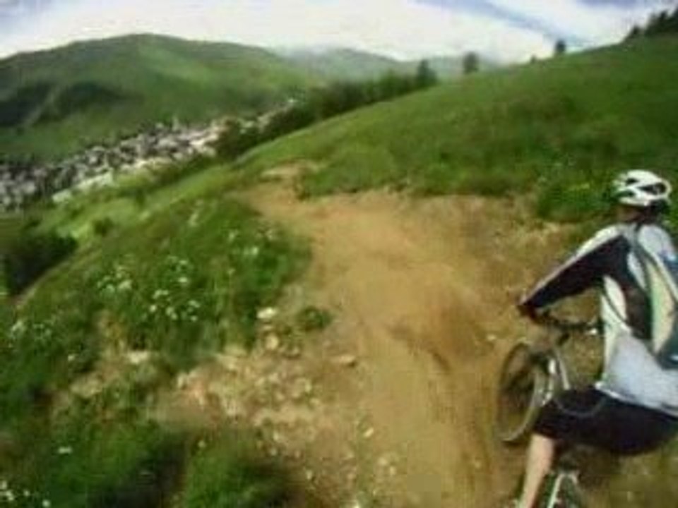 Les deux alpes descente des sapins