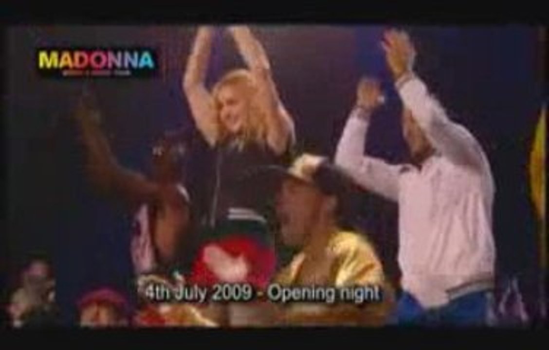 Hommage de Madonna a Michael Jackson O2 (04/07/09)