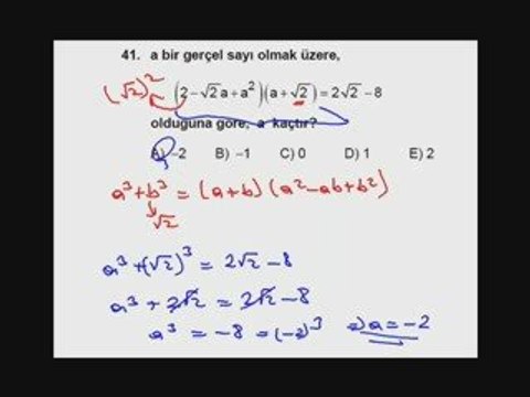 BÜLENT HOCA 2009 KPSS MATEMATİK ÇÖZÜMLERİ 2