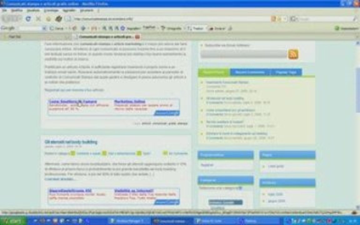 Comunicati stampa online