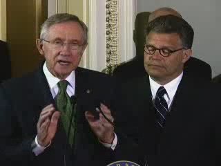Al Franken and Sen. Harry Reid News Conference