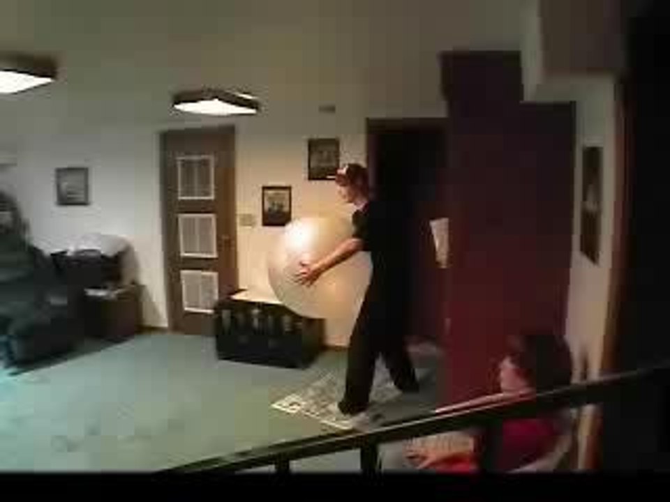 Tête dans le plafond